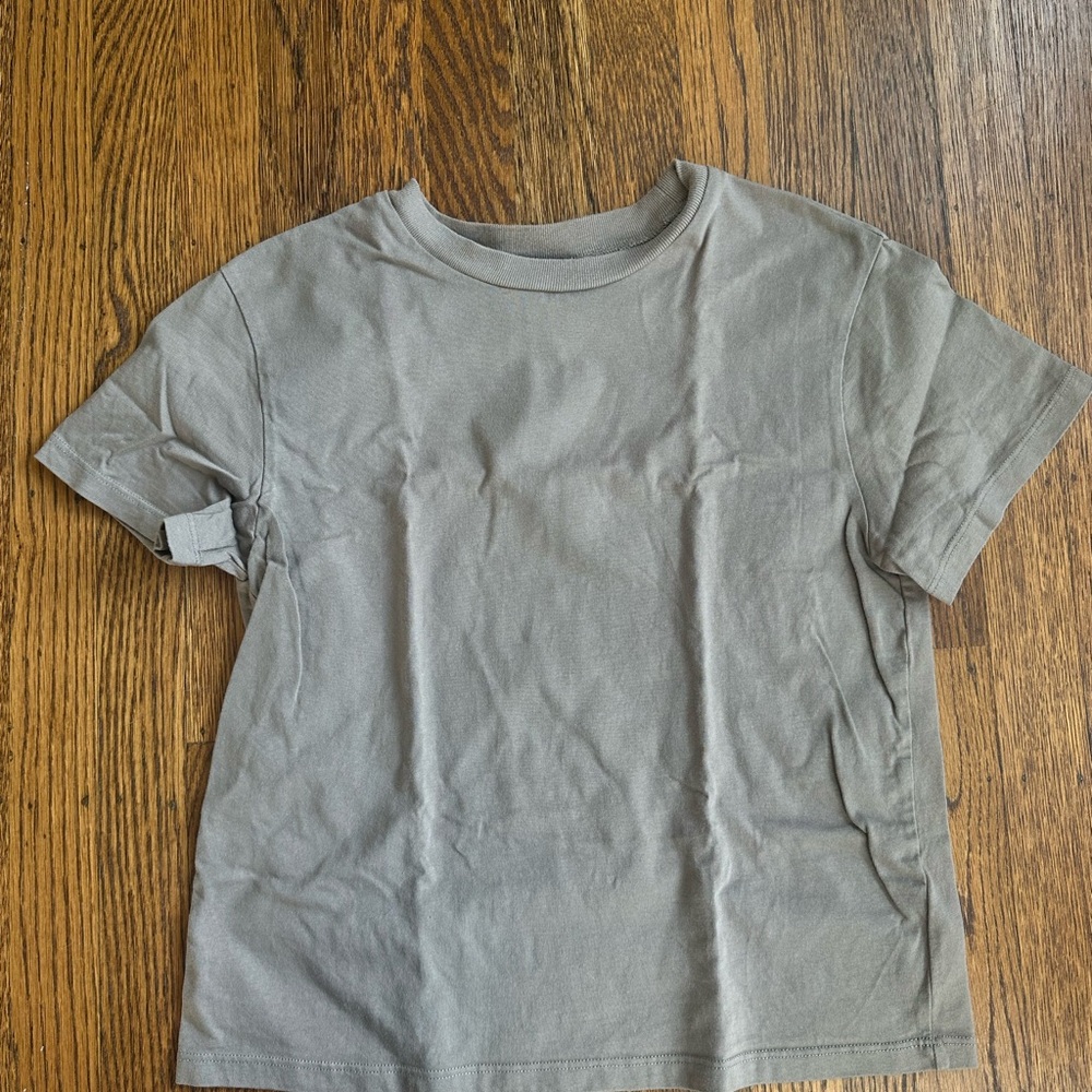 Reformation Rowan Taupe Short Sleeve Tee